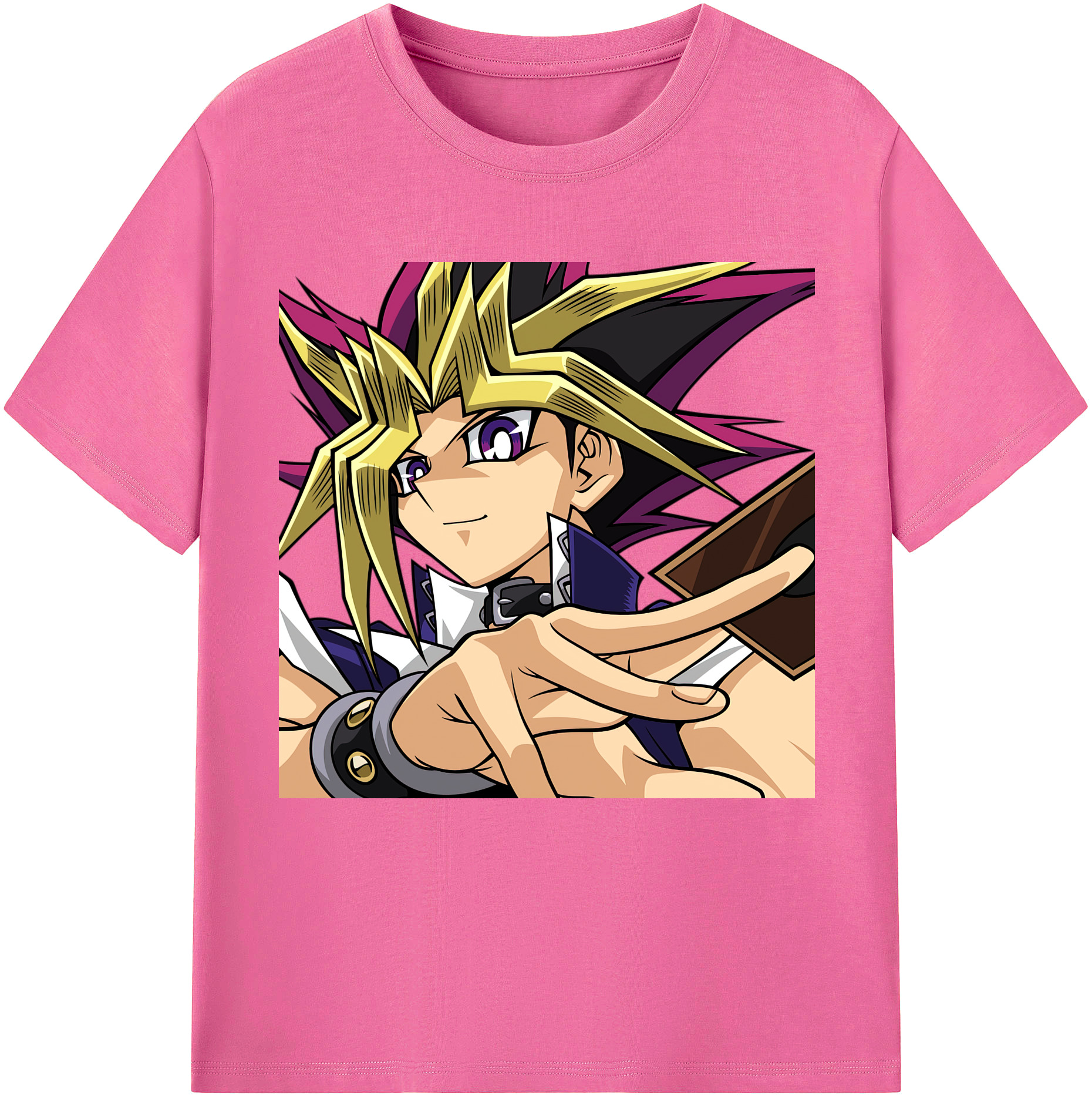 （画像用） 遊☆戯☆王 Yu-Gi-Oh! レディースカジュアルプリントTシャツ（綿100％）